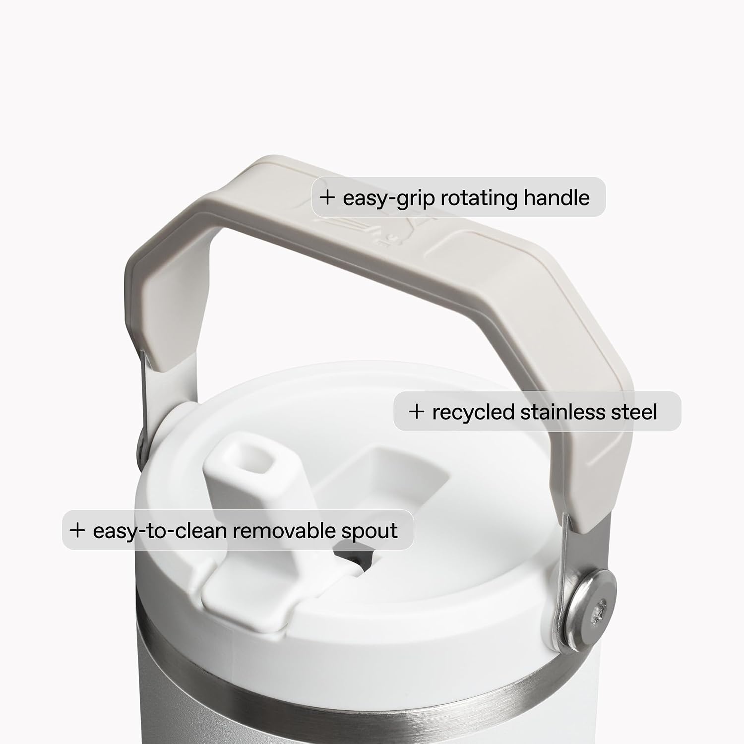 image:imageSTANLEY IceFlow 20 Flip Straw Tumbler 30 oz Champagne PlusAtomic Gradient