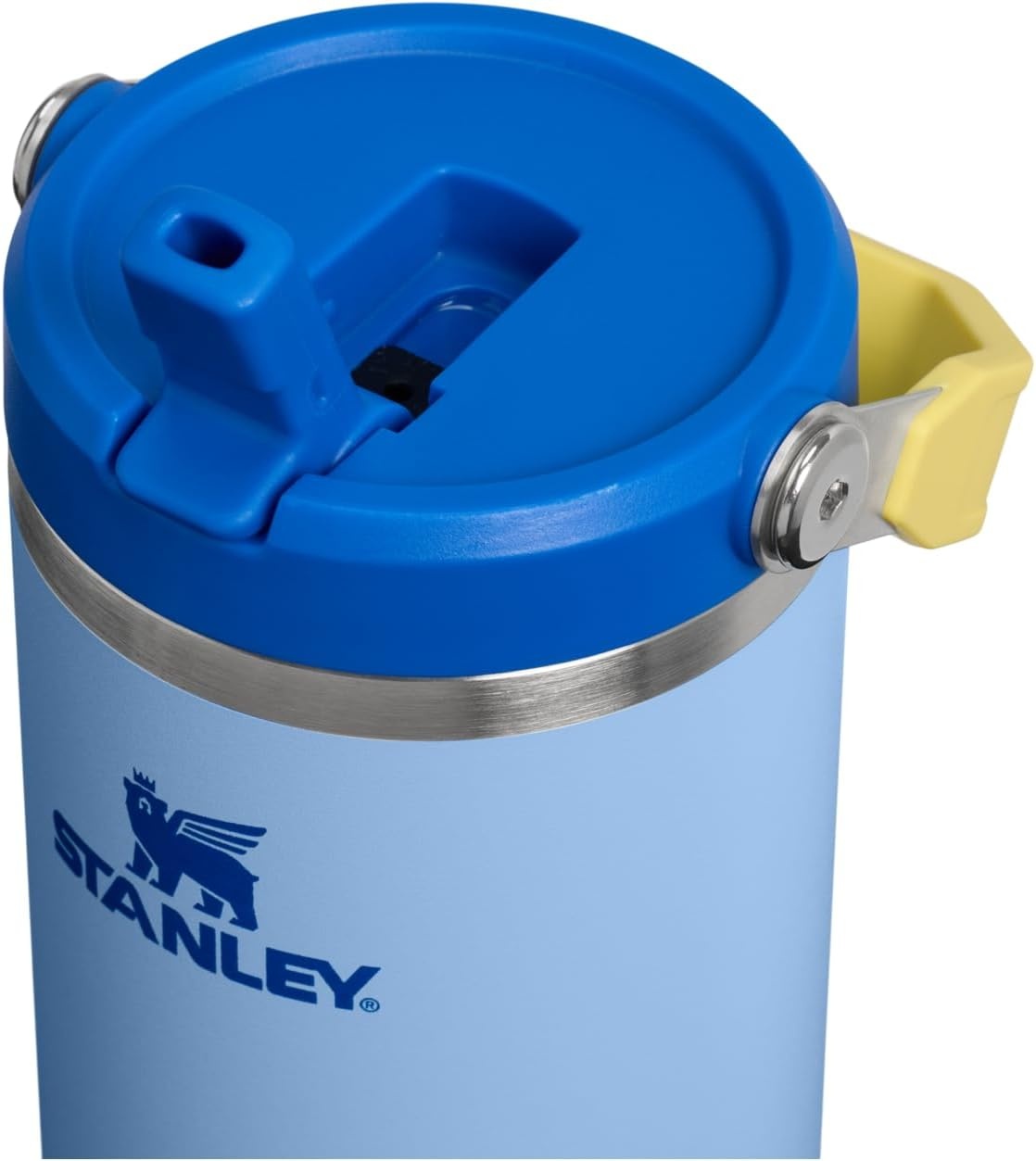 image:imageSTANLEY IceFlow 20 Flip Straw Tumbler 30 oz Champagne PlusCornflower Admiral Blue