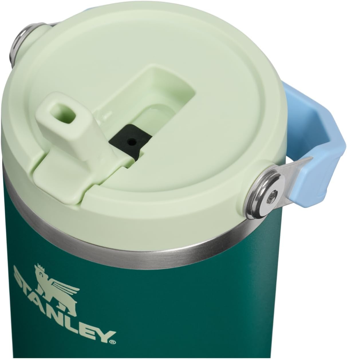 image:imageSTANLEY IceFlow 20 Flip Straw Tumbler 30 oz Champagne PlusEmerald Honeydew
