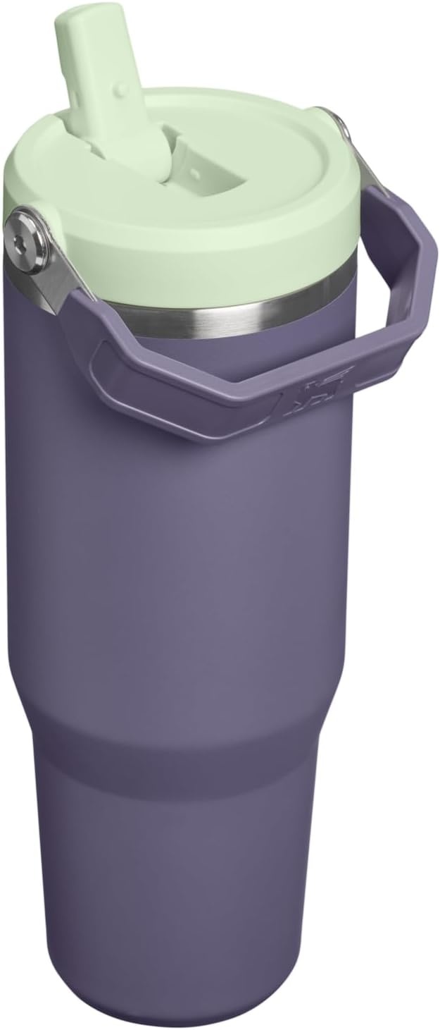 image:imageSTANLEY IceFlow 20 Flip Straw Tumbler 30 oz Champagne PlusPurple Umbra