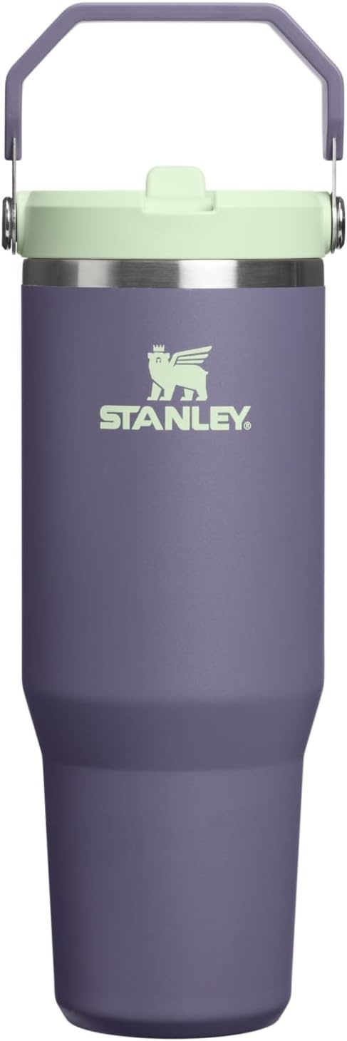 image:imageSTANLEY IceFlow 20 Flip Straw Tumbler 30 oz Champagne PlusPurple Umbra