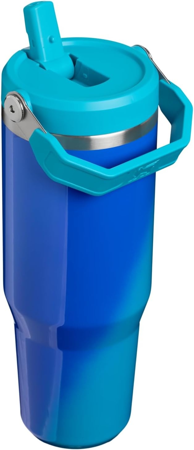 image:imageSTANLEY IceFlow 20 Flip Straw Tumbler 30 oz Champagne PlusSea Glass Aura