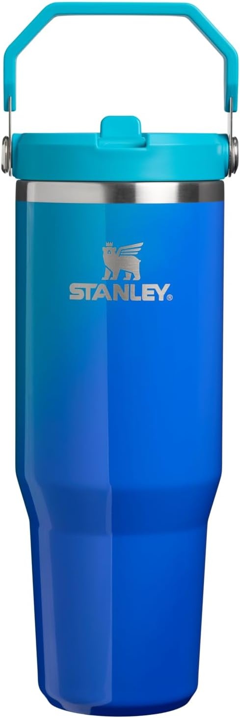 image:imageSTANLEY IceFlow 20 Flip Straw Tumbler 30 oz Champagne PlusSea Glass Aura