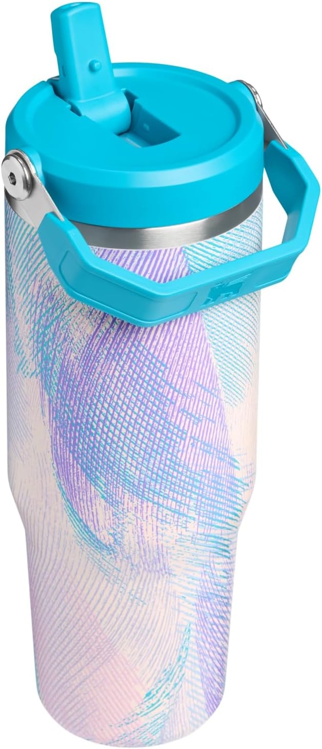 image:imageSTANLEY IceFlow 20 Flip Straw Tumbler 30 oz Champagne PlusSea Glass Plume