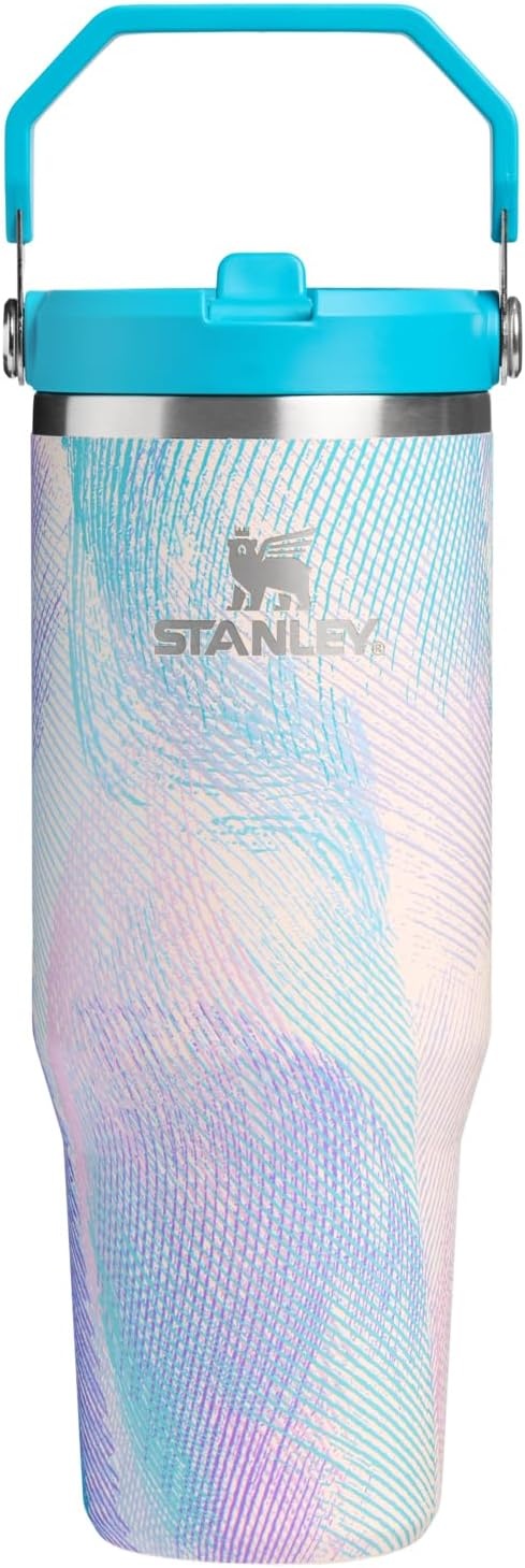 image:imageSTANLEY IceFlow 20 Flip Straw Tumbler 30 oz Champagne PlusSea Glass Plume