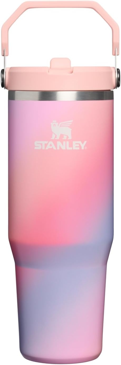 image:imageSTANLEY IceFlow 20 Flip Straw Tumbler 30 oz Champagne PlusSunset Spiral
