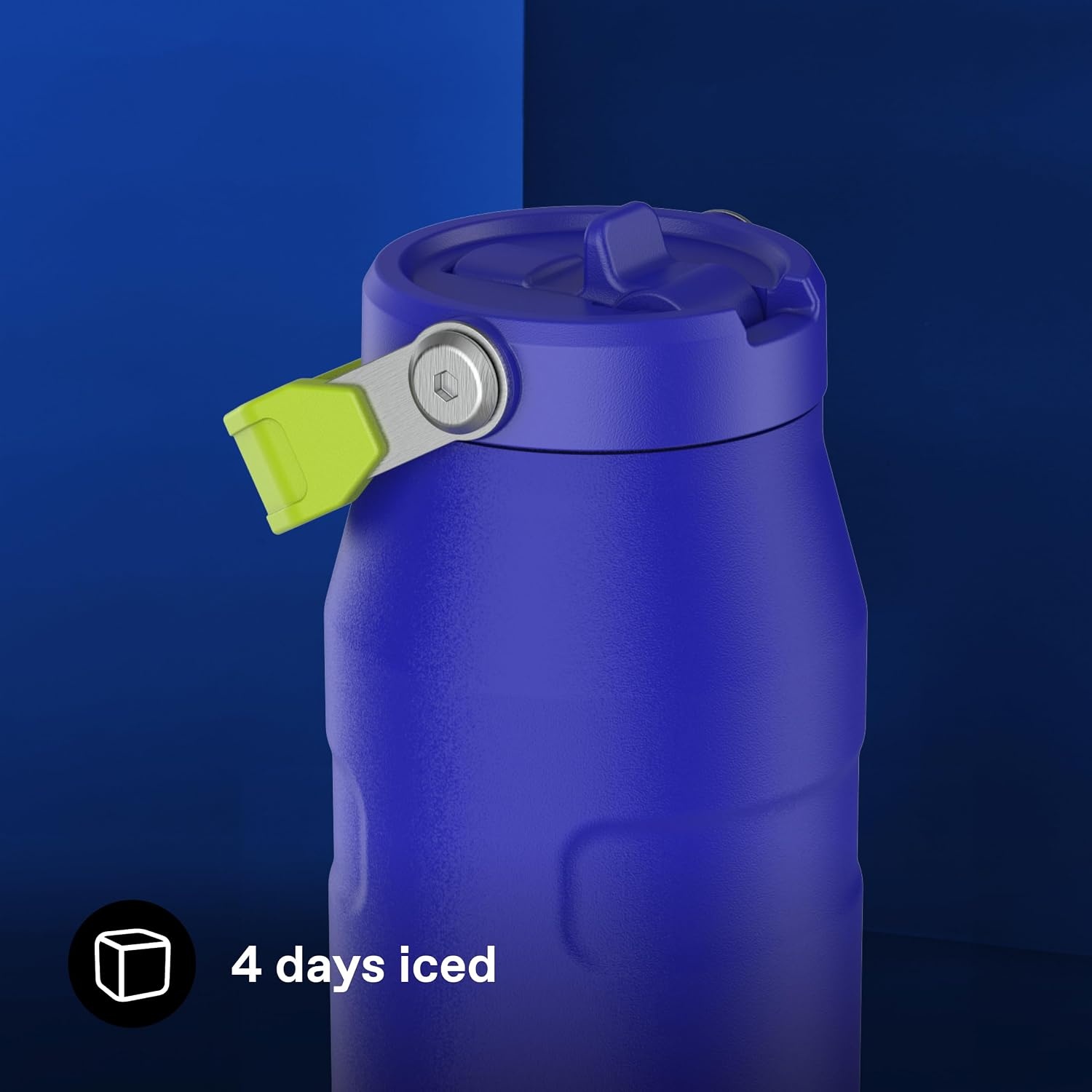 image:imageSTANLEY IceFlow Flip Straw 20 Bottle 24 oz Blue Dream GradientCobalt Chartreuse