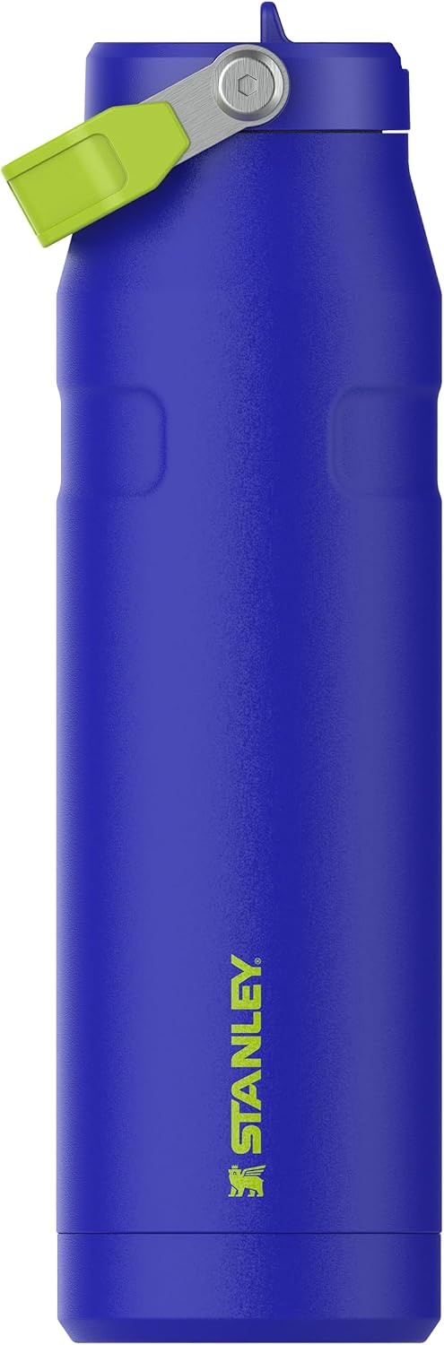 image:imageSTANLEY IceFlow Flip Straw 20 Bottle 24 oz Blue Dream GradientCobalt Chartreuse