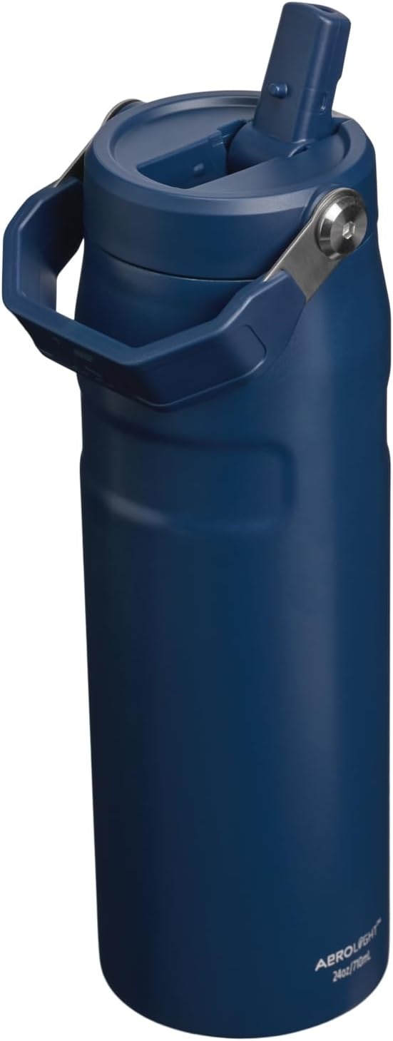 image:imageSTANLEY IceFlow Flip Straw 20 Bottle 24 oz Blue Dream GradientDark Navy
