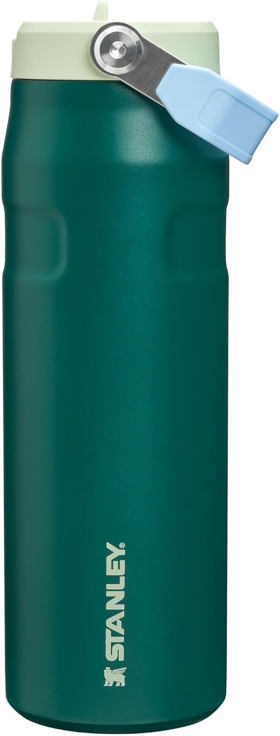 image:imageSTANLEY IceFlow Flip Straw 20 Bottle 24 oz Blue Dream GradientEmerald Honeydew