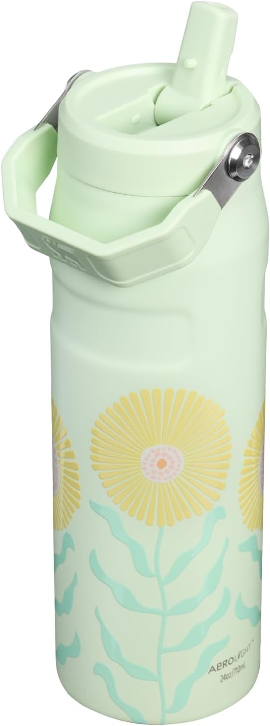image:imageSTANLEY IceFlow Flip Straw 20 Bottle 24 oz Blue Dream GradientHoneydew Garden