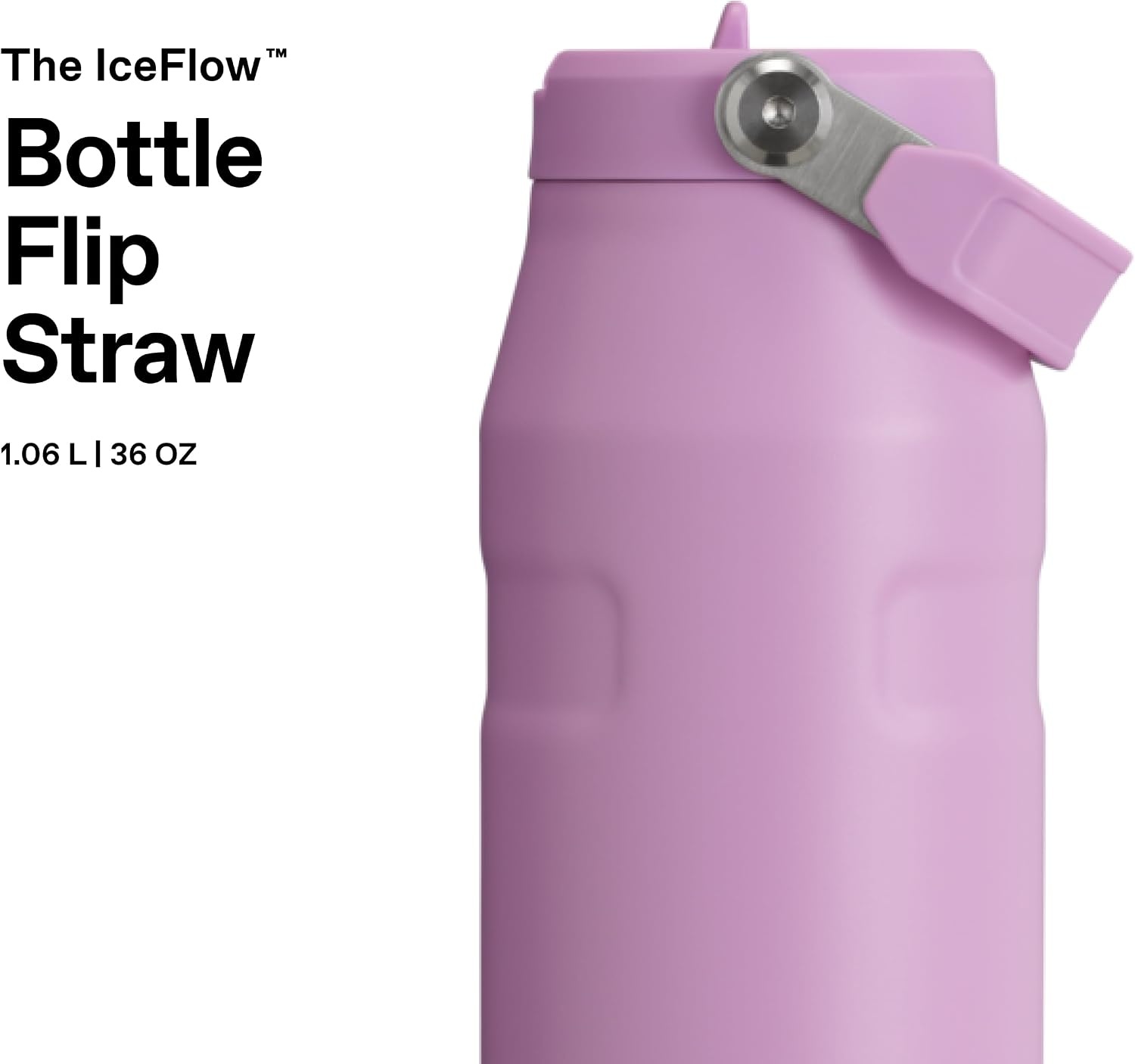 image:imageSTANLEY IceFlow Flip Straw 20 Bottle 24 oz Blue Dream GradientLilac