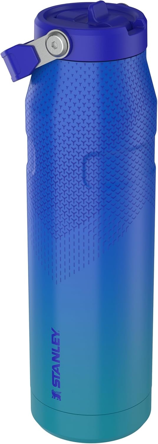 image:imageSTANLEY IceFlow Flip Straw 20 Bottle 24 oz Blue Dream GradientPacific Hypergrip
