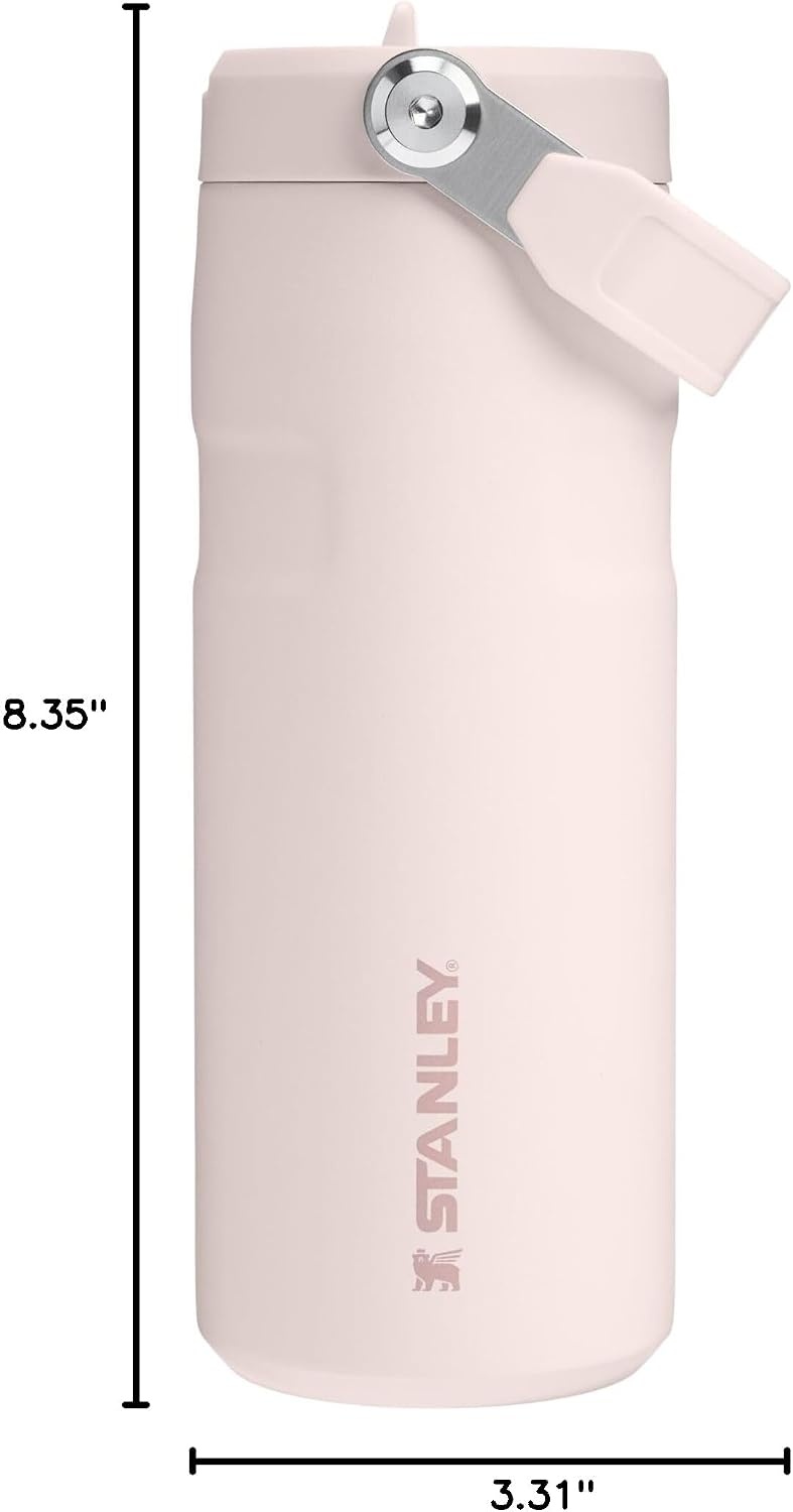 image:imageSTANLEY IceFlow Flip Straw 20 Bottle 24 oz Blue Dream GradientRose Quartz