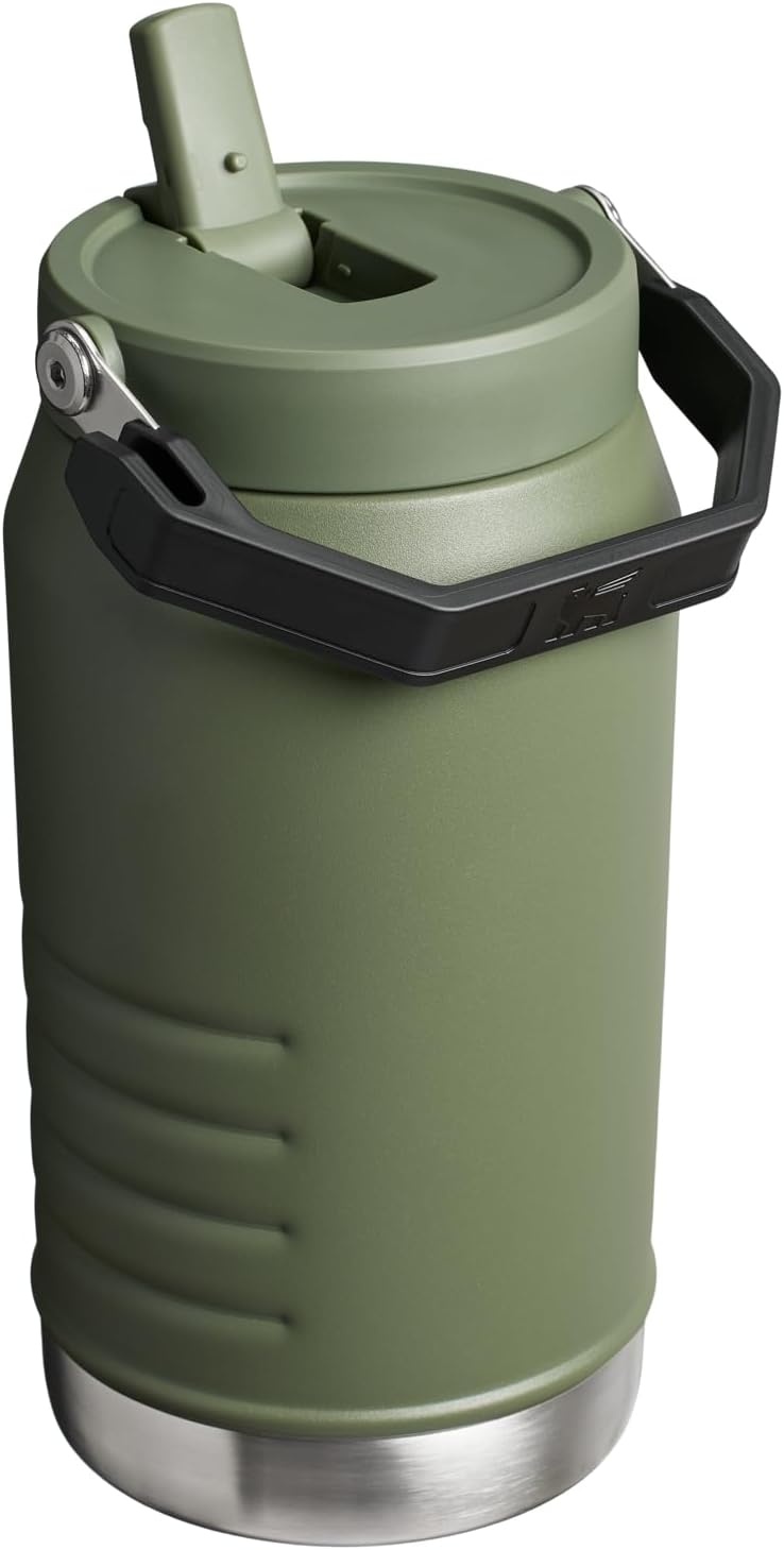 image:imageSTANLEY IceFlow Flip Straw 20 Jug 64 oz AshDried Pine