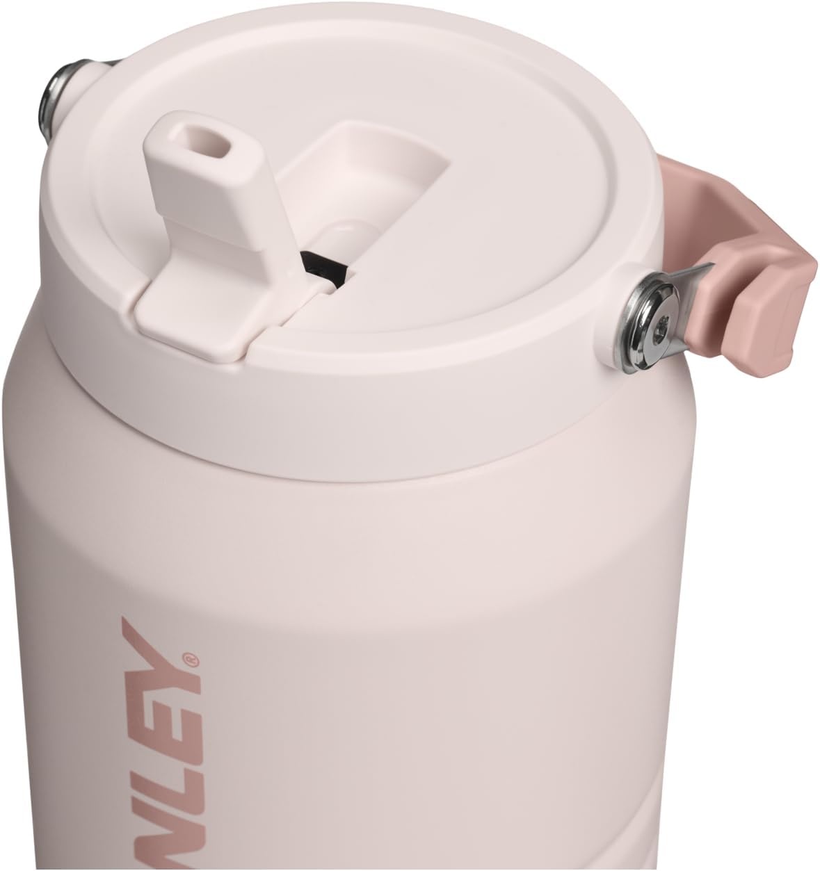image:imageSTANLEY IceFlow Flip Straw 20 Jug 64 oz AshRose Quartz 20 VRT