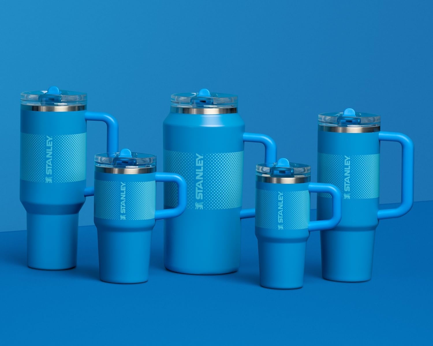 image:imageSTANLEY Quencher ProTour Flipstraw Tumbler 40 oz Pacific HypergripAzure Fade