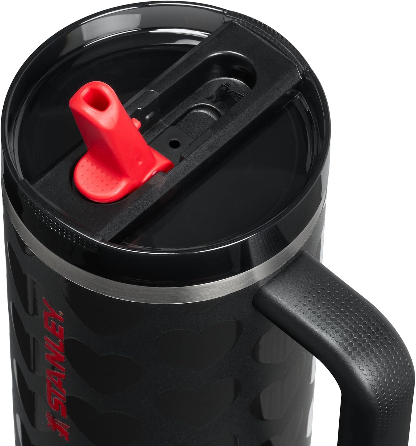 image:imageSTANLEY Quencher ProTour Flipstraw Tumbler 40 oz Pacific HypergripBlack Lovely