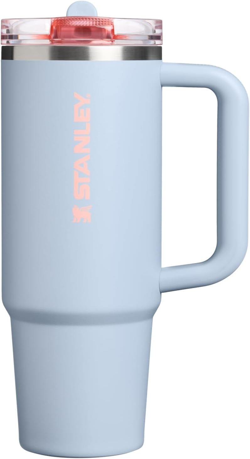 image:imageSTANLEY Quencher ProTour Flipstraw Tumbler 40 oz Pacific HypergripBlue Dream