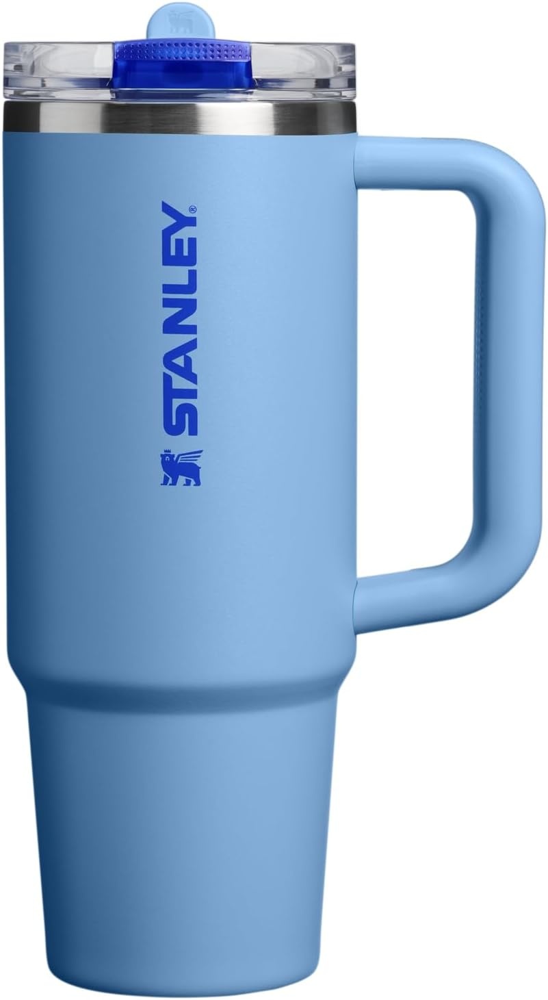 image:imageSTANLEY Quencher ProTour Flipstraw Tumbler 40 oz Pacific HypergripBlue Sky