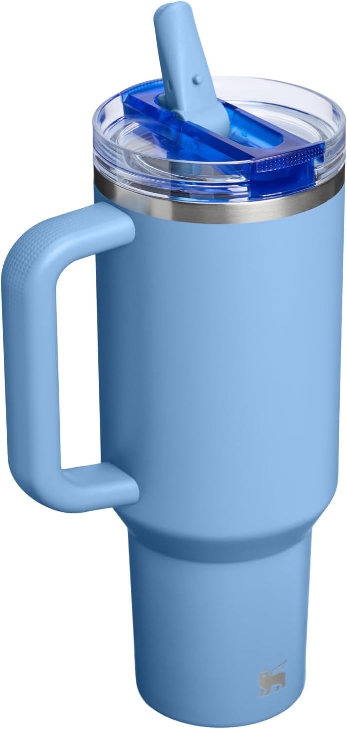 image:imageSTANLEY Quencher ProTour Flipstraw Tumbler 40 oz Pacific HypergripBlue Sky