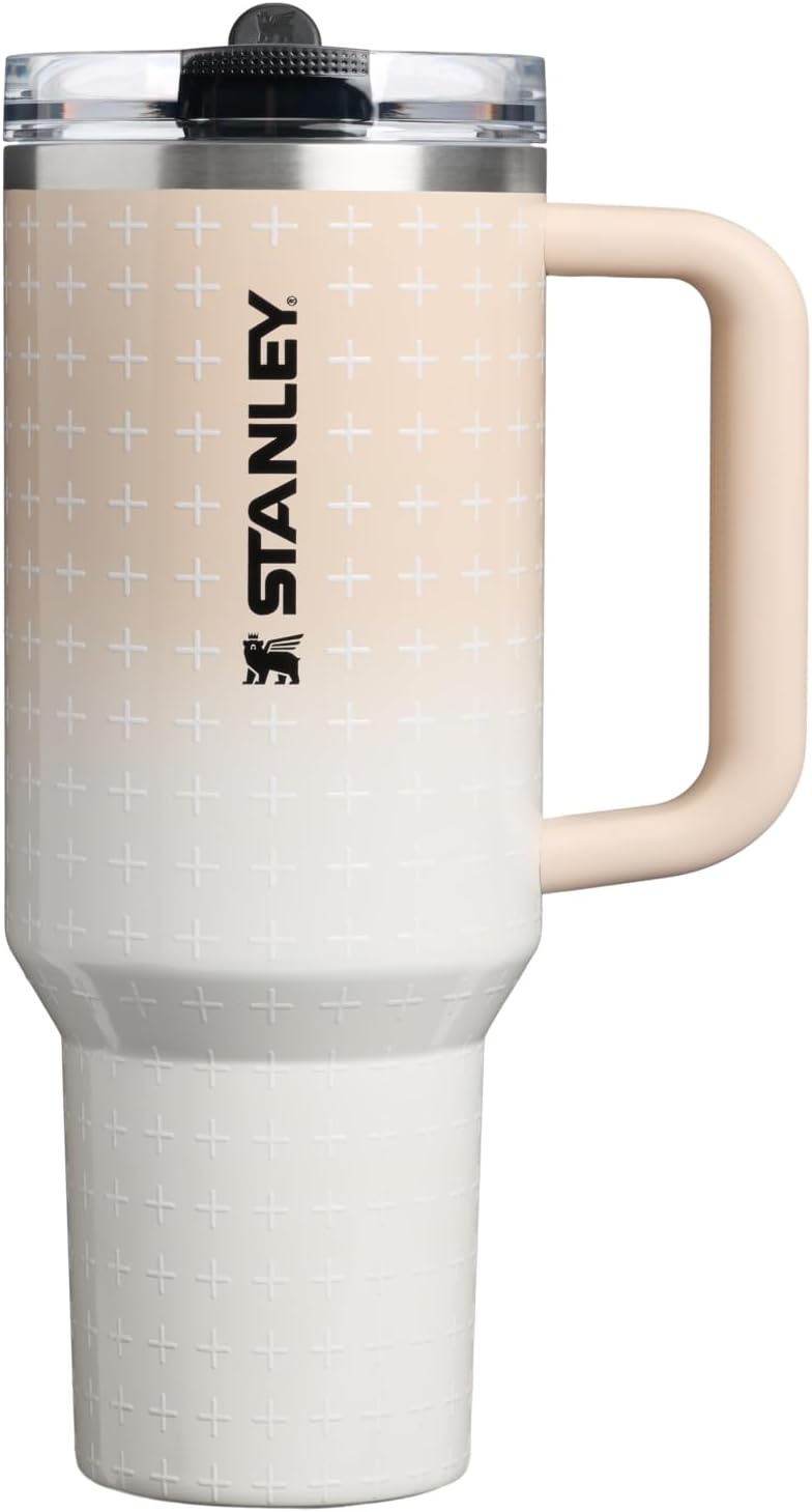 image:imageSTANLEY Quencher ProTour Flipstraw Tumbler 40 oz Pacific HypergripChampagne Plus