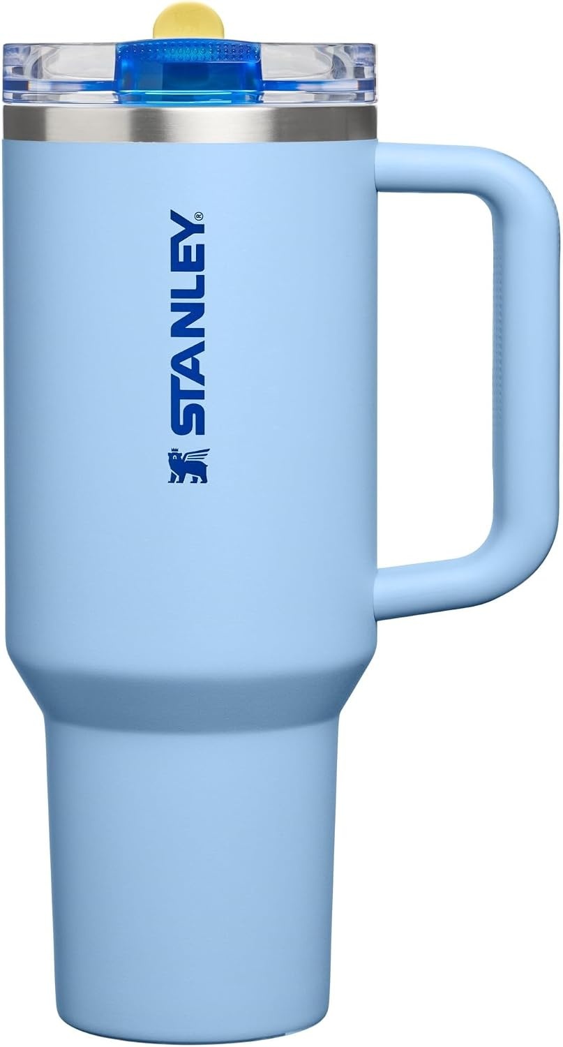 image:imageSTANLEY Quencher ProTour Flipstraw Tumbler 40 oz Pacific HypergripCornflower Admiral Blue