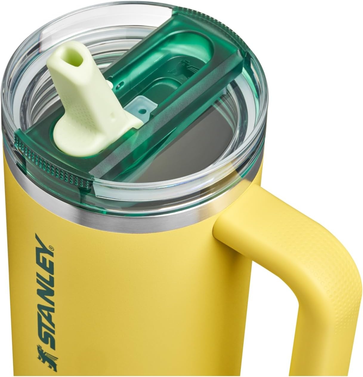 image:imageSTANLEY Quencher ProTour Flipstraw Tumbler 40 oz Pacific HypergripDaffodil Emerald