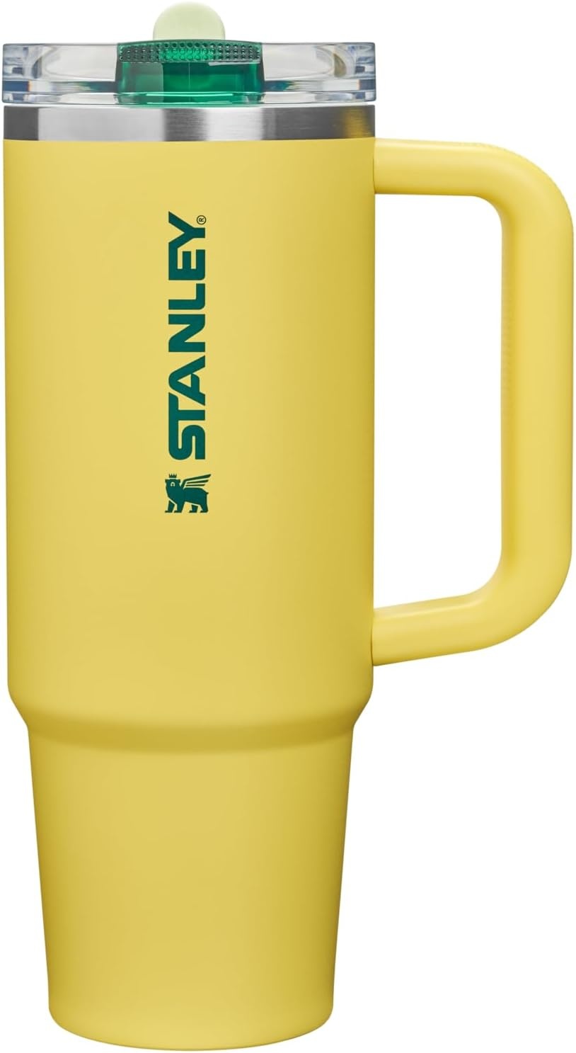 image:imageSTANLEY Quencher ProTour Flipstraw Tumbler 40 oz Pacific HypergripDaffodil Emerald
