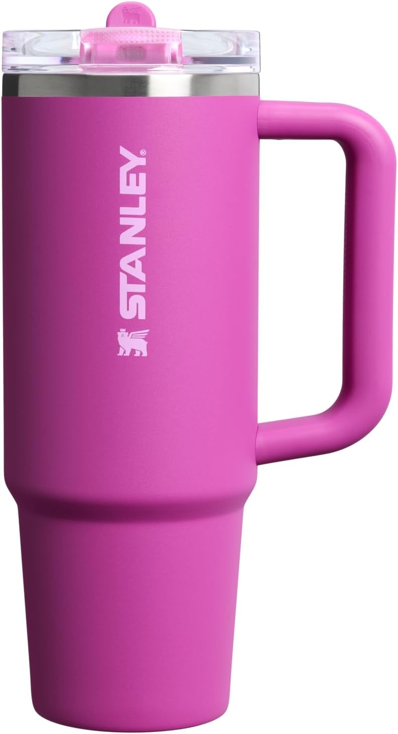 image:imageSTANLEY Quencher ProTour Flipstraw Tumbler 40 oz Pacific HypergripDark Blossom