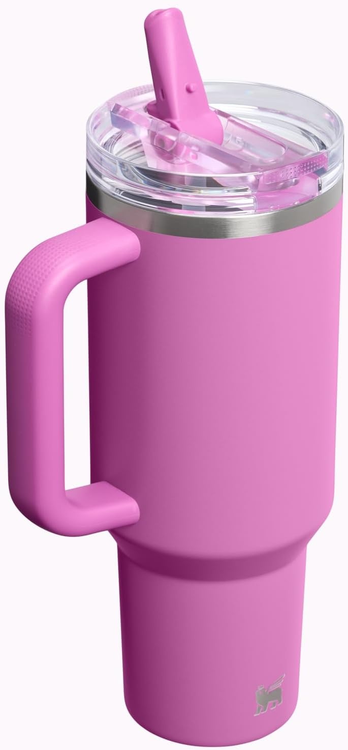 image:imageSTANLEY Quencher ProTour Flipstraw Tumbler 40 oz Pacific HypergripDark Blossom