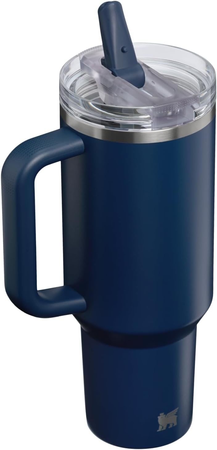 image:imageSTANLEY Quencher ProTour Flipstraw Tumbler 40 oz Pacific HypergripDark Navy