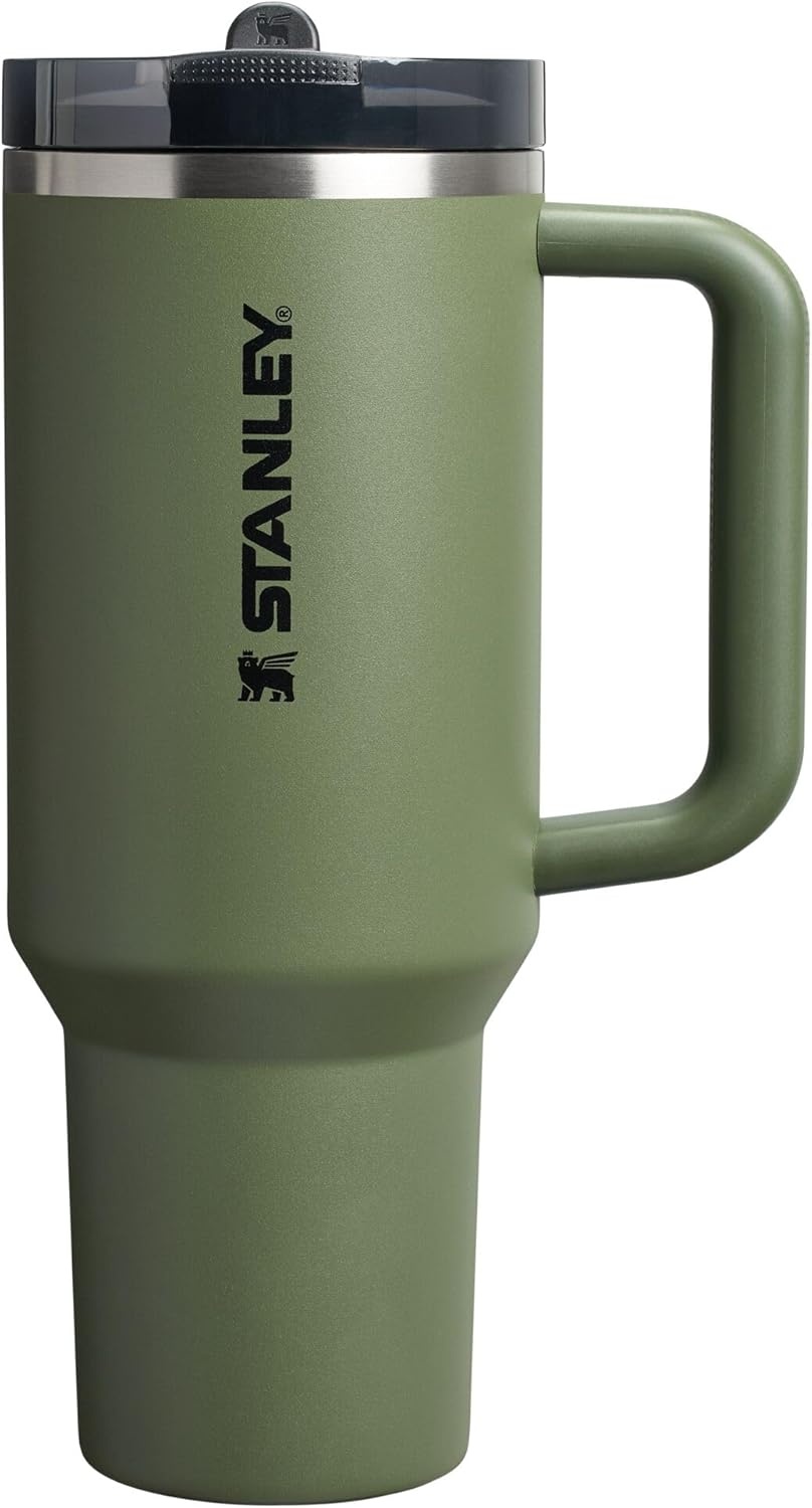 image:imageSTANLEY Quencher ProTour Flipstraw Tumbler 40 oz Pacific HypergripDried Pine VRT