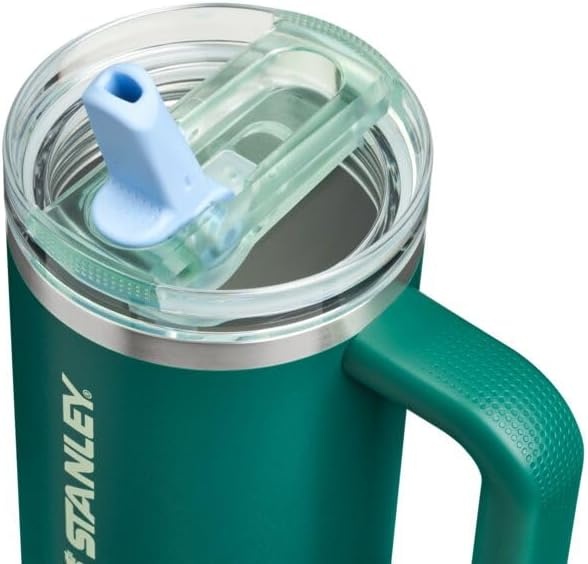 image:imageSTANLEY Quencher ProTour Flipstraw Tumbler 40 oz Pacific HypergripEmerald Honeydew