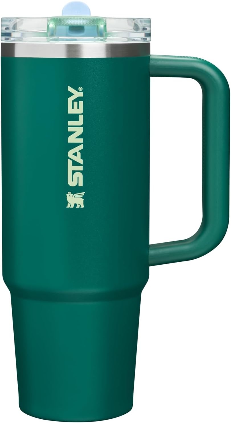 image:imageSTANLEY Quencher ProTour Flipstraw Tumbler 40 oz Pacific HypergripEmerald Honeydew