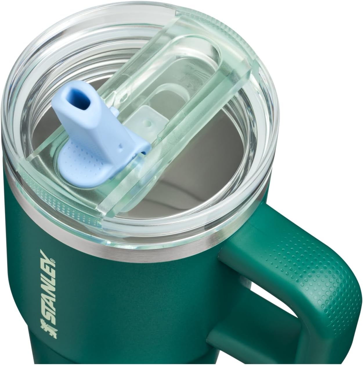 image:imageSTANLEY Quencher ProTour Flipstraw Tumbler 40 oz Pacific HypergripEmerald Honeydew