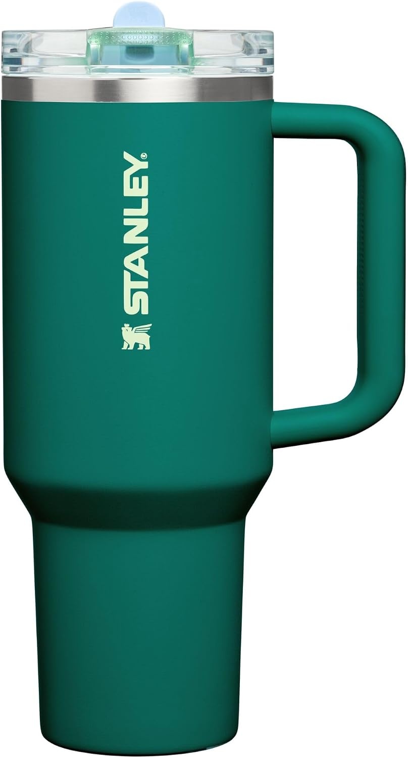 image:imageSTANLEY Quencher ProTour Flipstraw Tumbler 40 oz Pacific HypergripEmerald Honeydew