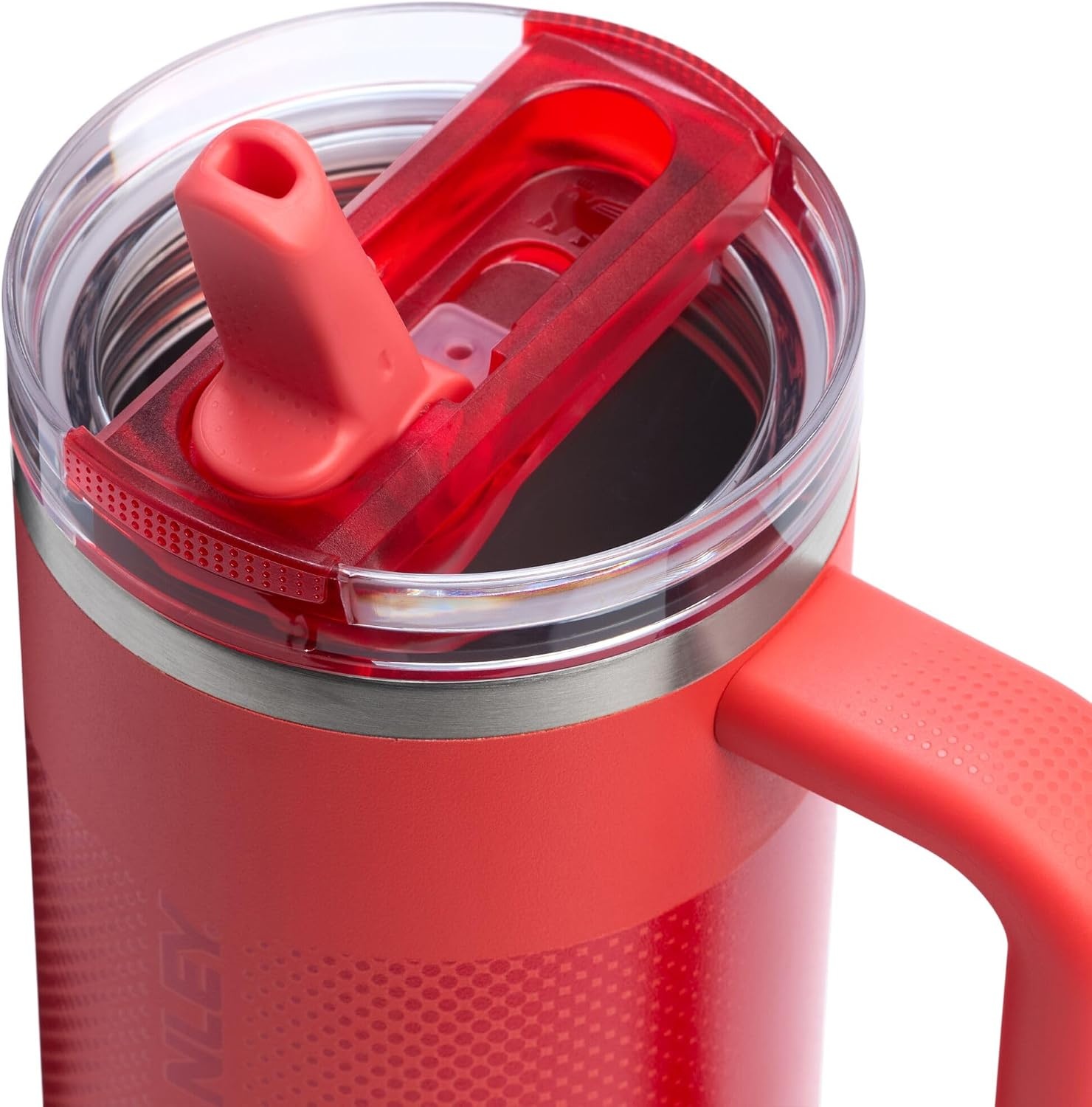 image:imageSTANLEY Quencher ProTour Flipstraw Tumbler 40 oz Pacific HypergripHot Coral Fade