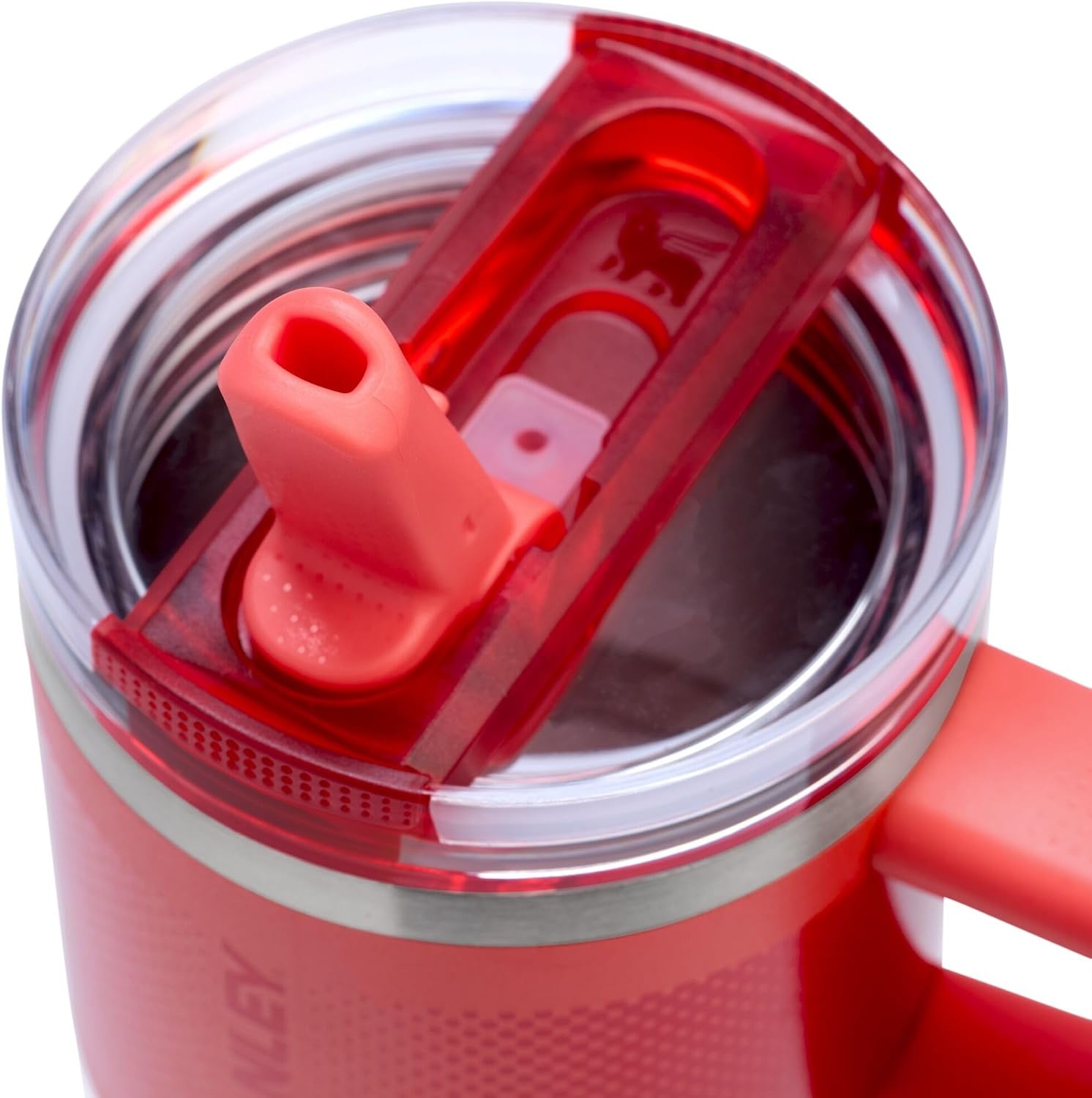 image:imageSTANLEY Quencher ProTour Flipstraw Tumbler 40 oz Pacific HypergripHot Coral Fade