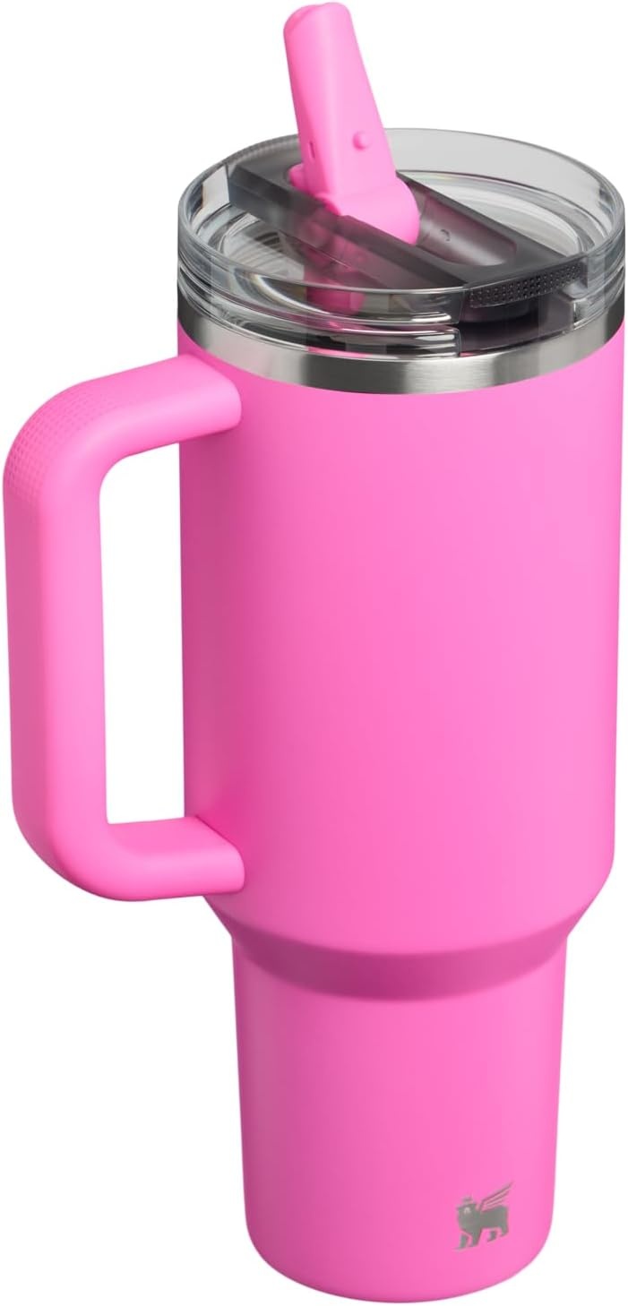 image:imageSTANLEY Quencher ProTour Flipstraw Tumbler 40 oz Pacific HypergripHot Pink