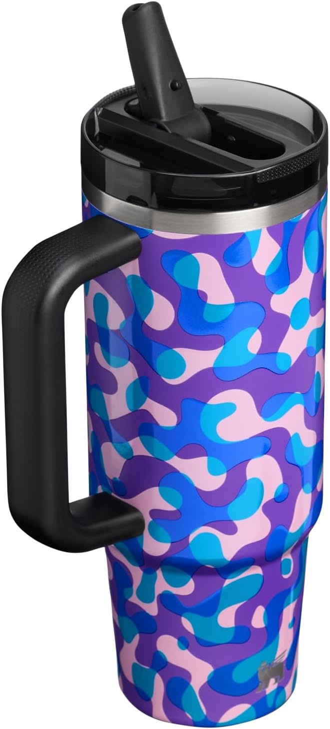 image:imageSTANLEY Quencher ProTour Flipstraw Tumbler 40 oz Pacific HypergripMulti Interfusion