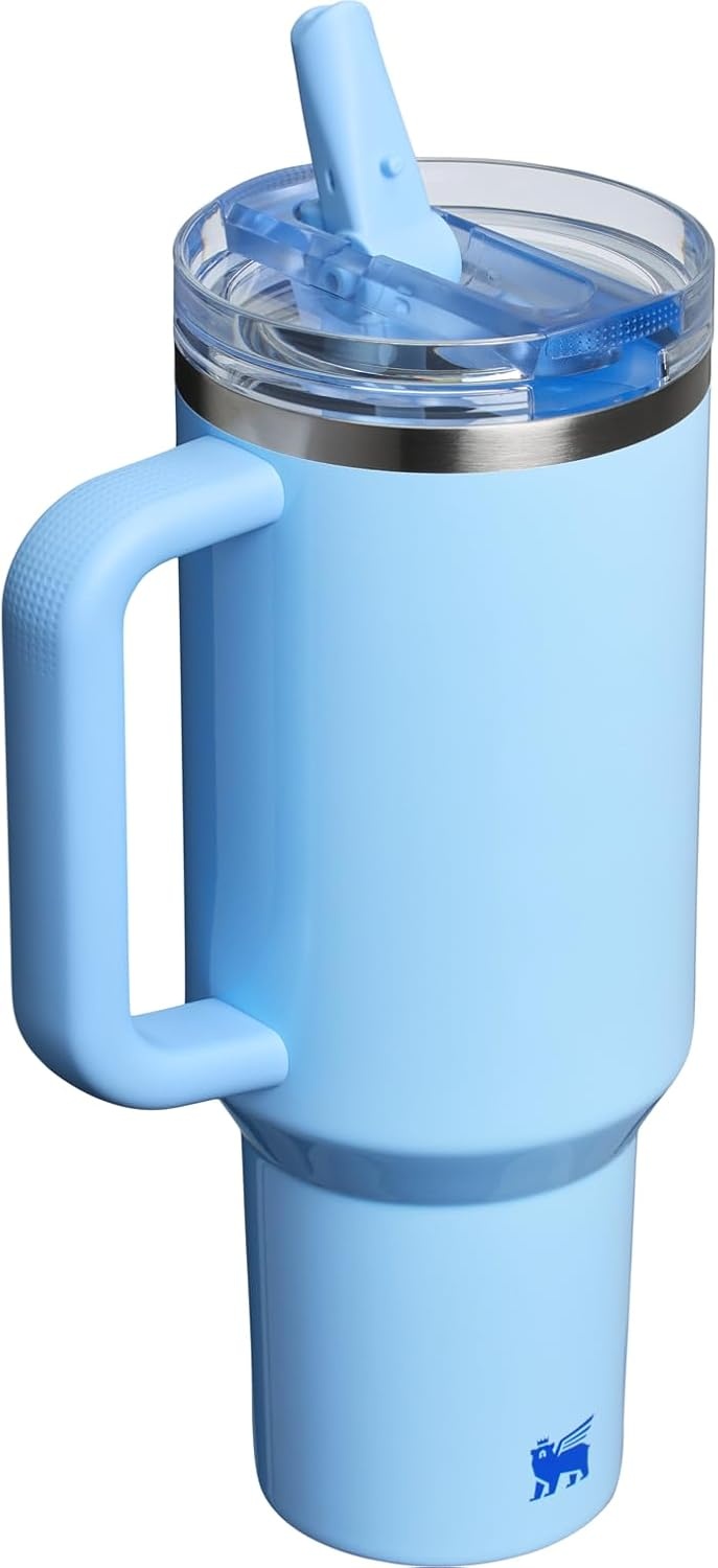 image:imageSTANLEY Quencher ProTour Flipstraw Tumbler 40 oz Pacific HypergripOasis Cornflower Gloss