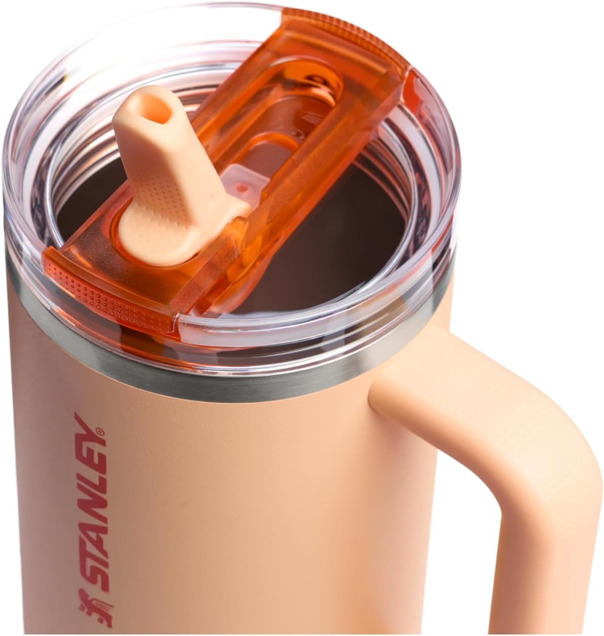 image:imageSTANLEY Quencher ProTour Flipstraw Tumbler 40 oz Pacific HypergripOrange Sherbet