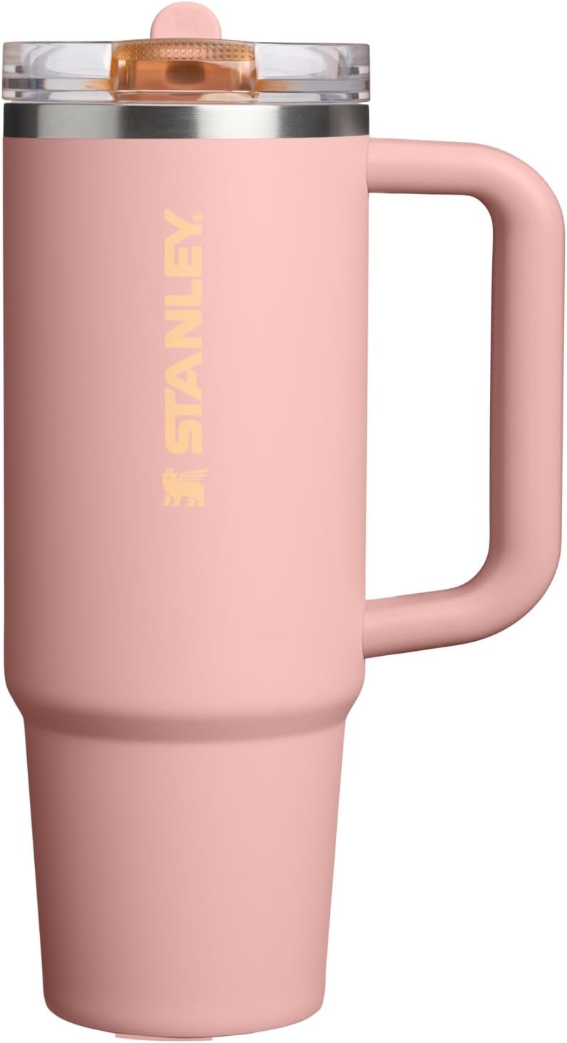 image:imageSTANLEY Quencher ProTour Flipstraw Tumbler 40 oz Pacific HypergripPeach Rose