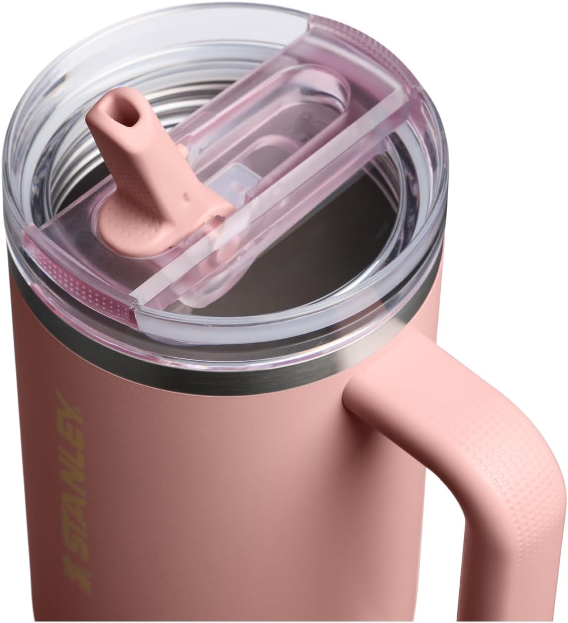 image:imageSTANLEY Quencher ProTour Flipstraw Tumbler 40 oz Pacific HypergripPeach Rose
