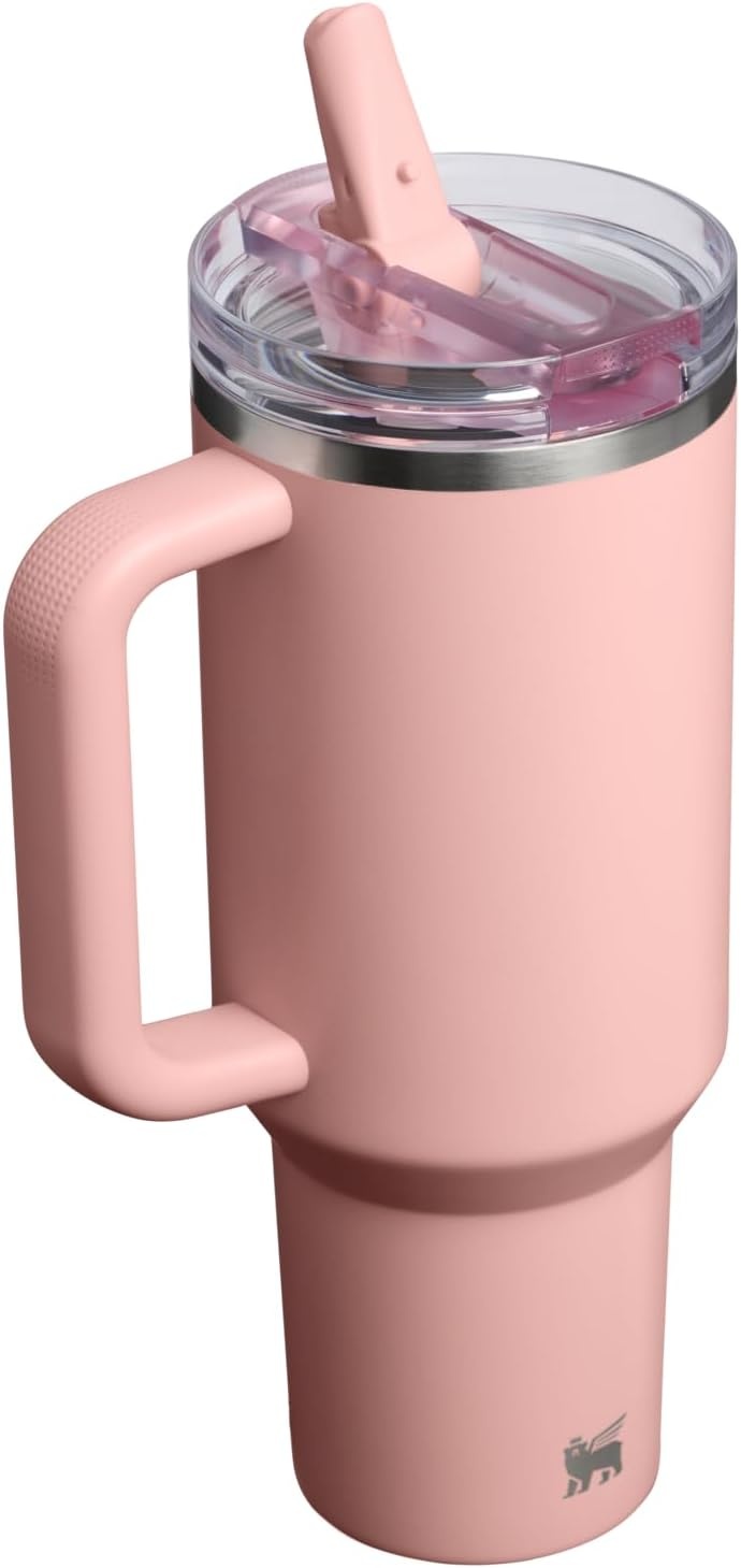 image:imageSTANLEY Quencher ProTour Flipstraw Tumbler 40 oz Pacific HypergripPeach Rose
