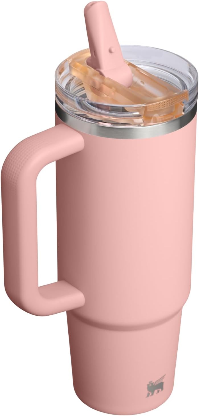 image:imageSTANLEY Quencher ProTour Flipstraw Tumbler 40 oz Pacific HypergripPeach Rose