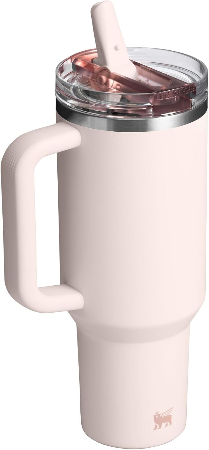 image:imageSTANLEY Quencher ProTour Flipstraw Tumbler 40 oz Pacific HypergripRose Quartz