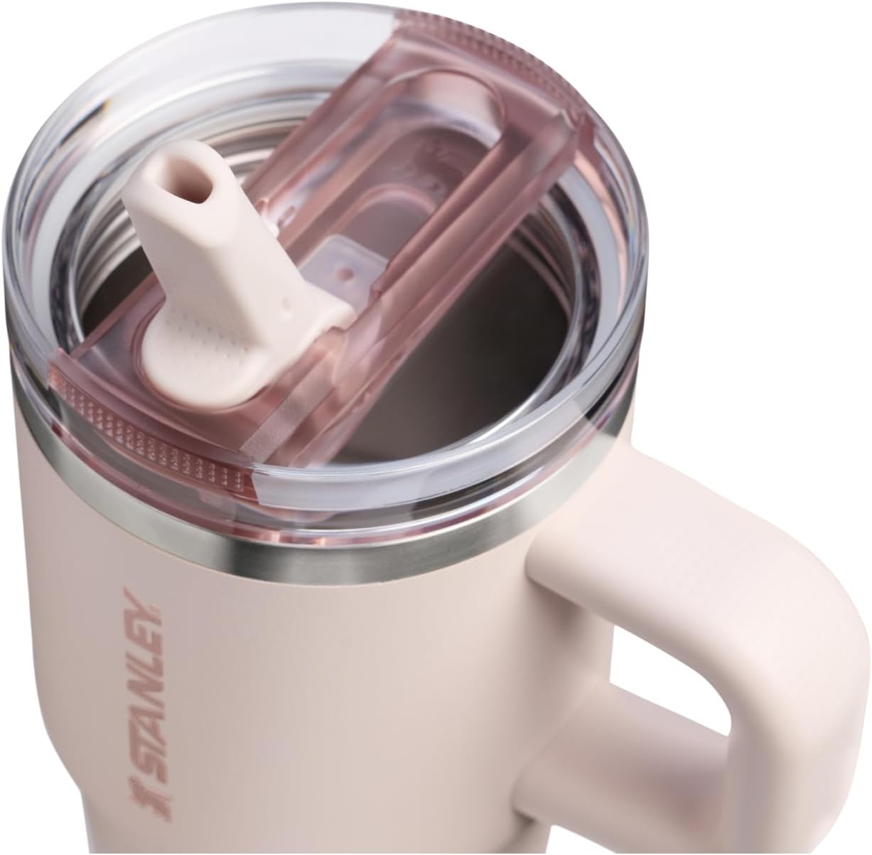 image:imageSTANLEY Quencher ProTour Flipstraw Tumbler 40 oz Pacific HypergripRose Quartz