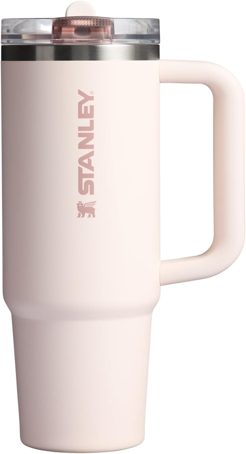 image:imageSTANLEY Quencher ProTour Flipstraw Tumbler 40 oz Pacific HypergripRose Quartz
